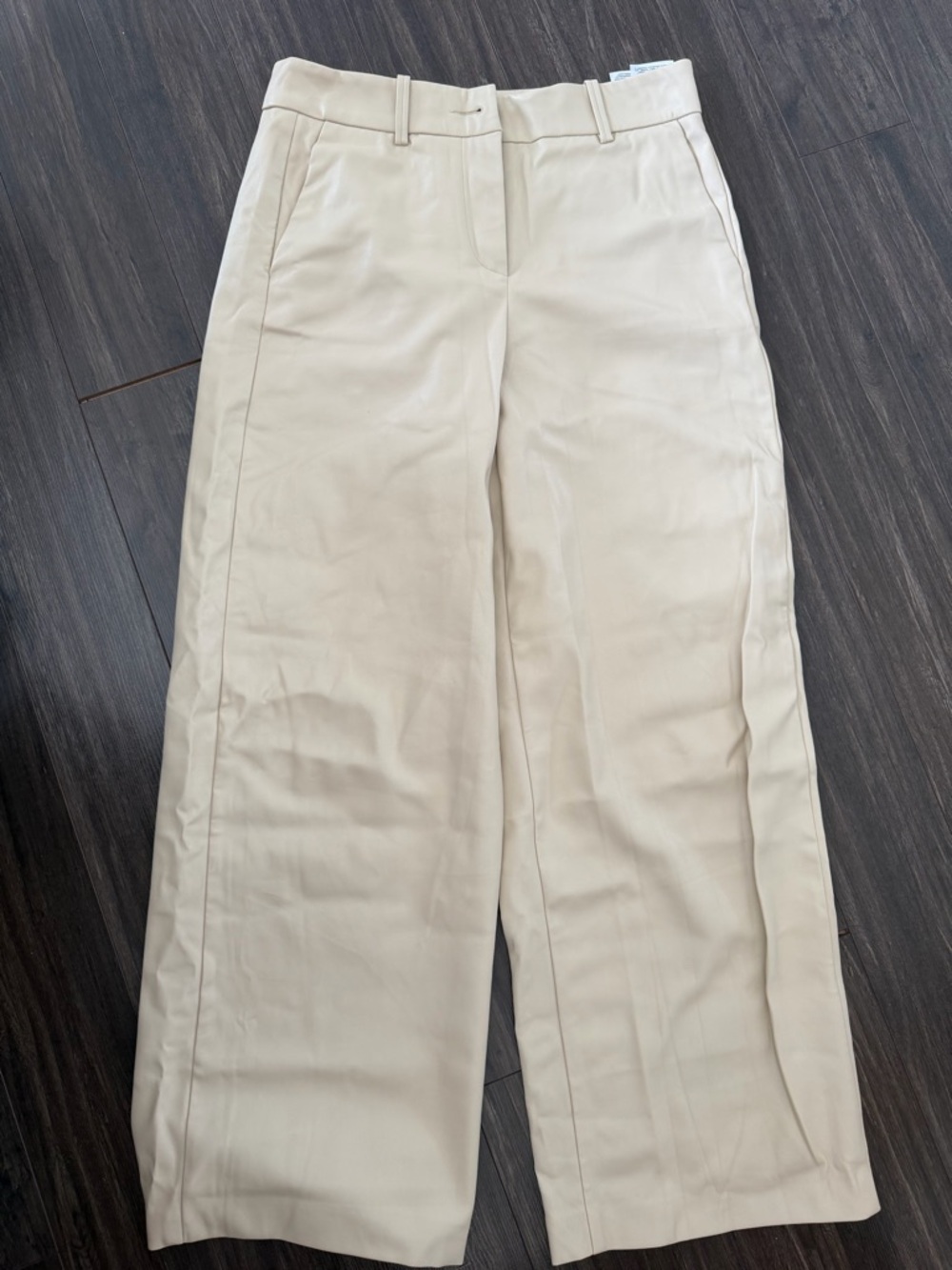 Vero Moda Cream Wide-Leg Trousers